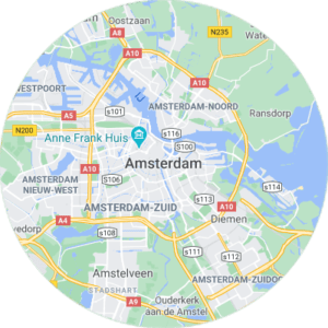 Google maps afbeelding van Amsterdam