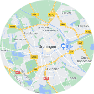 Google maps afbeelding Groningen